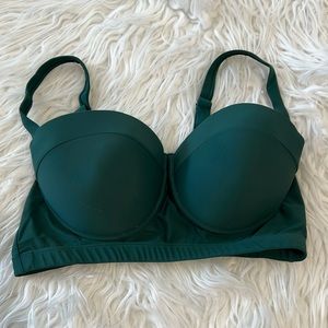 NWOT Dark Green Bathing Suit Top